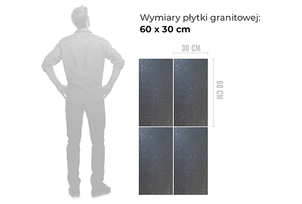 Wymiar płytki granitowej